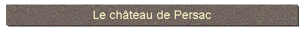 Le chteau de Persac